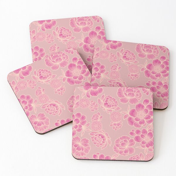 Item preview, Pink Floral Pattern – Soft Romantic Flowers designed and sold by Herami.