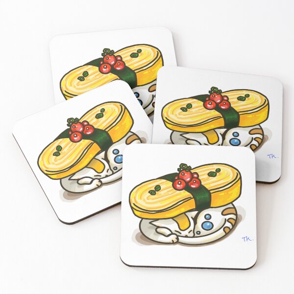 Item preview, Tamago Egg Sushi Sleeping Cat designed and sold by TK Studio.