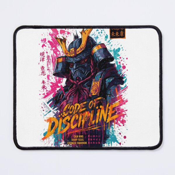 Item preview, Cyber Samurai Code of Discipline Warrior Art designed and sold by ZenvyraLab.