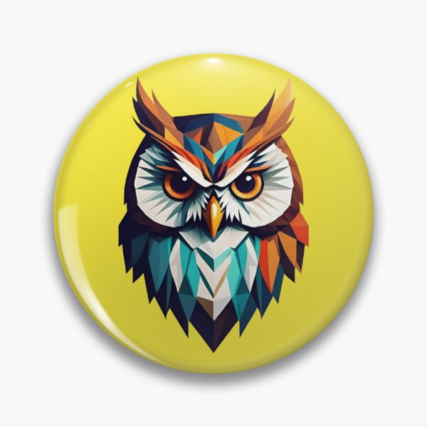 Item preview, Vibrant Abstract Owl Head Graphic designed and sold by AlxVel.