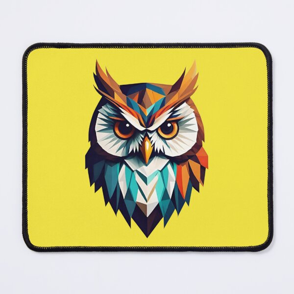 Item preview, Vibrant Abstract Owl Head Graphic designed and sold by AlxVel.