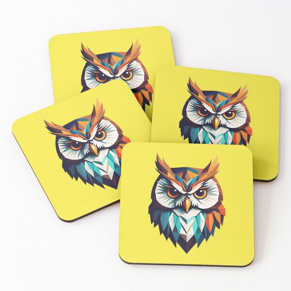 Item preview, Vibrant Abstract Owl Head Graphic designed and sold by AlxVel.