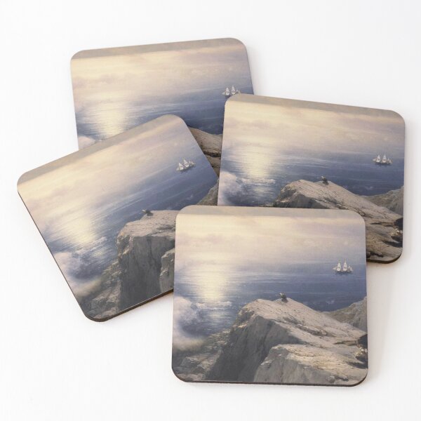Item preview, A Rocky Coastal Landscape in the Aegean designed and sold by SharonTheFirst.