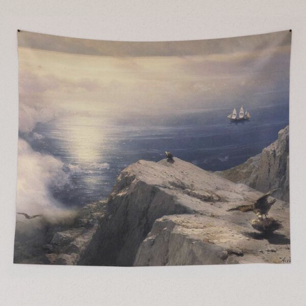 Item preview, A Rocky Coastal Landscape in the Aegean designed and sold by SharonTheFirst.