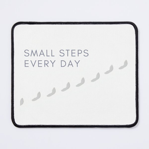 Item preview, Small Steps Every Day | Minimalist Motivational Shirt | Running Fitness Tee designed and sold by AkiraCustoms.