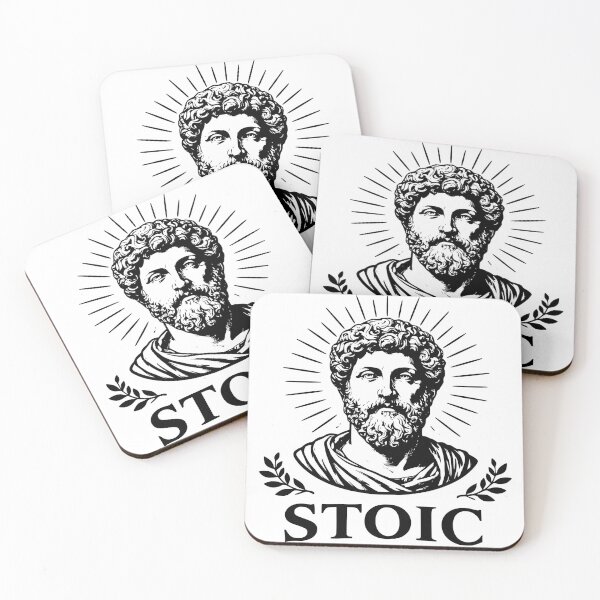 Item preview, Minimal Stoic Philosopher Line Art designed and sold by ZeitgeistSeason.