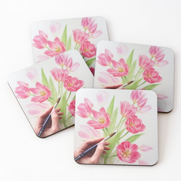 Item preview, Pink Tulip Study designed and sold by art-sachakov.