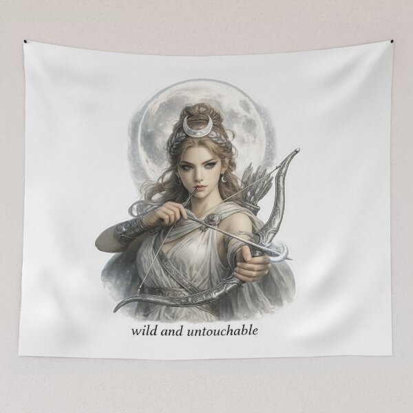 Item preview, Wild and Untouchable Artemis Archer designed and sold by jgvisualarts.