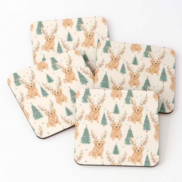 Item preview, Christmas Rein-dog pattern  designed and sold by JosueShop101.