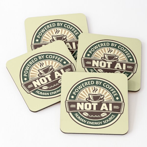 Item preview, Powered by Coffee designed and sold by ZeitgeistSeason.