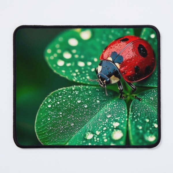 Item preview, Four leaf clover lady bug designed and sold by GraphicMondaze.