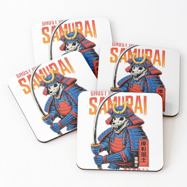 Item preview, Ghost Samurai Skull Warrior Japanese Street Art designed and sold by ZenvyraLab.