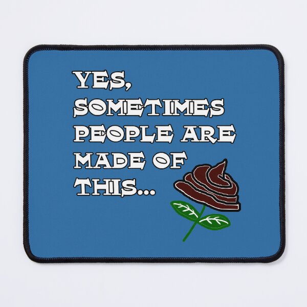 Item preview, The Truth Behind the Mask - Sarcastic Floral Irony designed and sold by Urban-InkStudio.