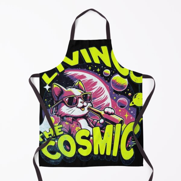 Item preview, Living The Cosmic - Cool Retro Space Cat In Sunglasses designed and sold by GenZFashion000.
