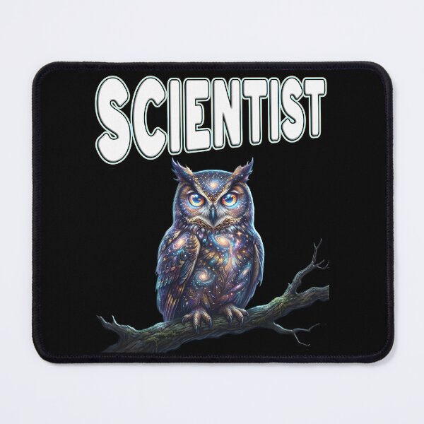 Item preview, Scientist Space engineer Science Cosmic Galaxy Owl Space Wisdom Art aerospace engineering astronomer designed and sold by Jt41.