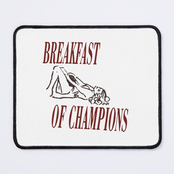 Item preview, Breakfast of Champions Shirt, Funny Men designed and sold by sawczy-shop.