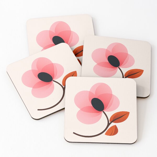 Artikelvorschau, Minimalistisches, nahtloses rosa Blumenmuster entworfen und verkauft von UniqueDesign751.