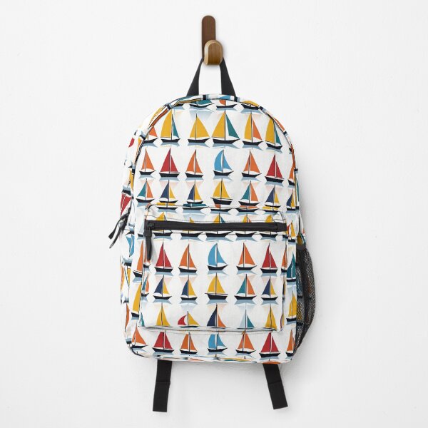 Item preview, Minimalist Sailboat Pattern Illustration designed and sold by AlxVel.