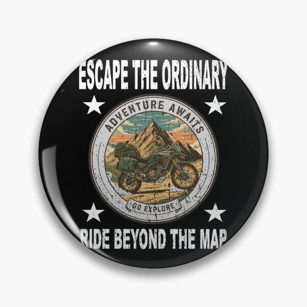 Item preview,  Escape The Ordinary Ride Beyond the Map Adventure Awaits Go Explore Adventure Motorcycle Travel trail adventurer designed and sold by Jt41.