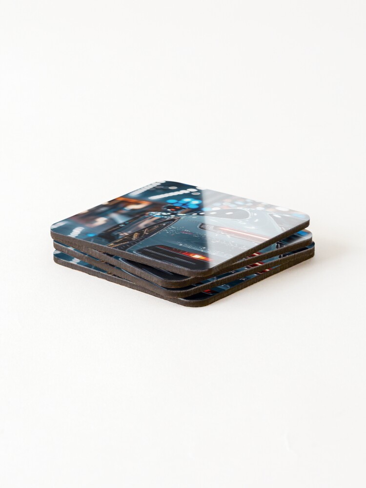 Thumbnail 4 of 5, Coasters (Set of 4), Parallel Amazon.com aDimensions designed and sold by Rishstrethphoto.