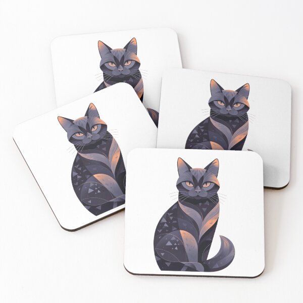 Item preview, 宵闇の守護猫 designed and sold by nyankojikan.