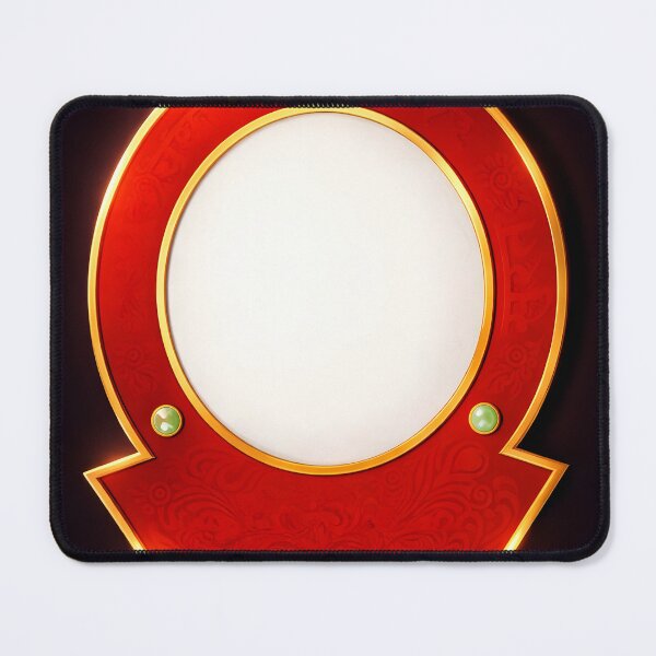 Item preview, Elegant Red & Gold Ornamental Frame with Gems – Digital Design designed and sold by Creative Cutout Studio.