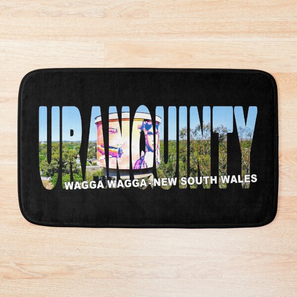 Item preview, URANQUINTY Wagga Wagga New South Wales - Painted Water Tank Art designed and sold by Adam Gormley.