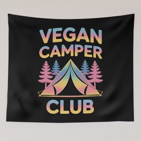 Item preview, Vegan Camper Club Matching Camping Group designed and sold by HellD3vil-Art.