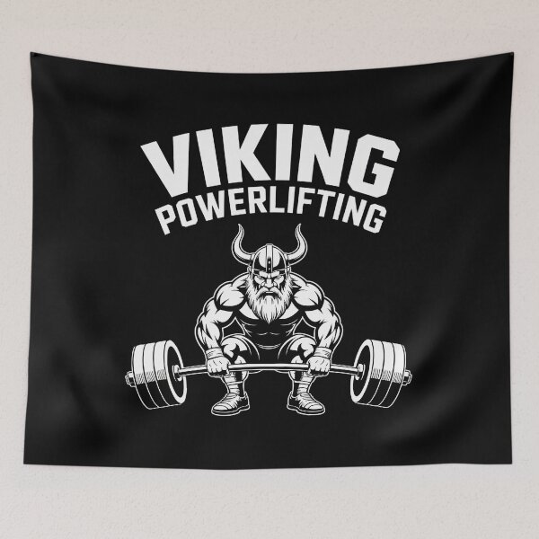 Item preview, Viking Bodybuilding Weight Lifting Gym Powerlifting designed and sold by HellD3vil-Art.