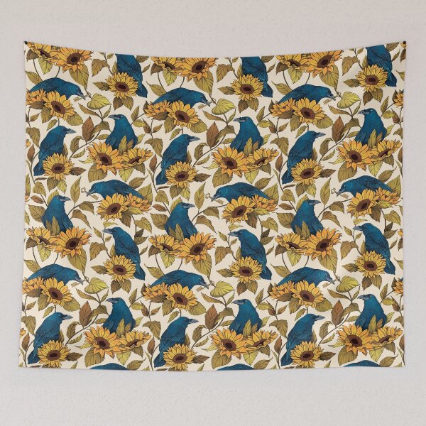 Item preview, Crow and sunflower designed and sold by LixyDesign.