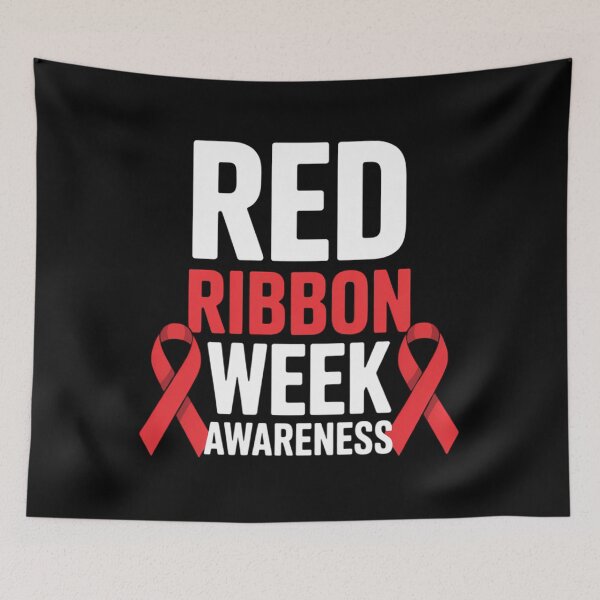 Item preview, We Wear Red For Red Ribbon Week Awareness Mothers Teachers designed and sold by HellD3vil-Art.
