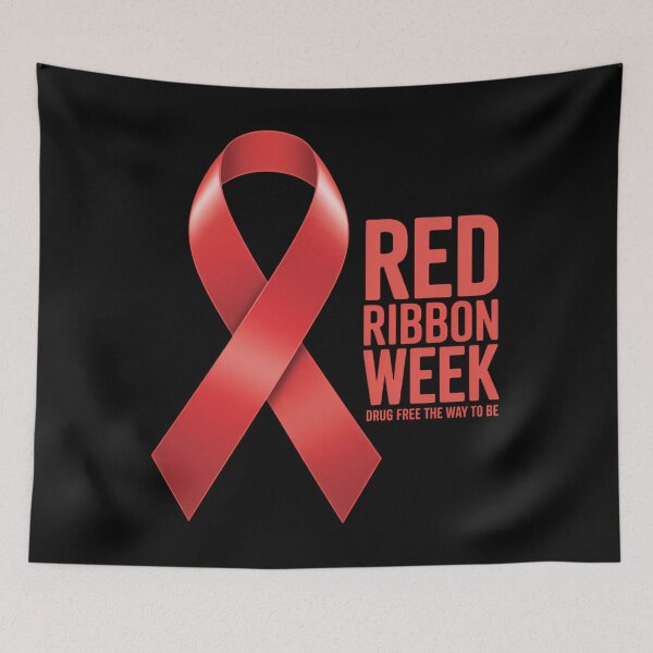 Item preview, We Wear Red Red Ribbon Week Awareness October Drug Free designed and sold by HellD3vil-Art.