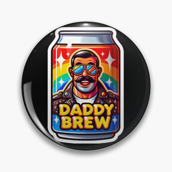 Item preview, Ice Cool Daddy Brew Gay Pride Graphic Art Design designed and sold by ItsAKinkThing.