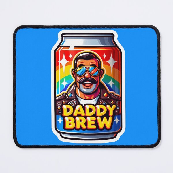 Item preview, Ice Cool Daddy Brew Gay Pride Graphic Art Design designed and sold by ItsAKinkThing.