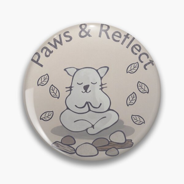 Item preview, Paws & Reflect _zen dog designed and sold by Mimi Huang.