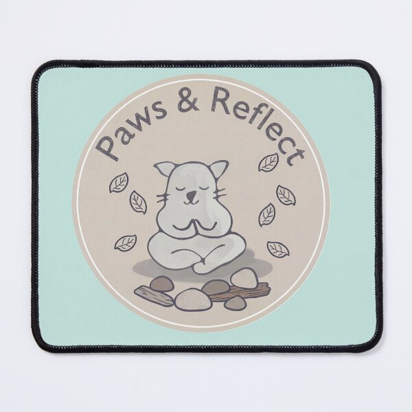 Item preview, Paws & Reflect _zen dog designed and sold by Mimi Huang.