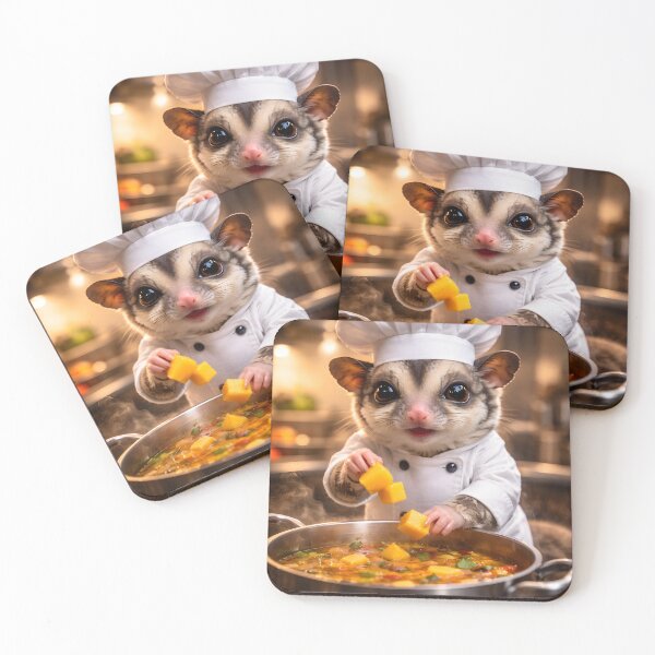 Item preview, Sugar Glider Chef — Cute Animal Cooking Art designed and sold by OneStepFromArt.