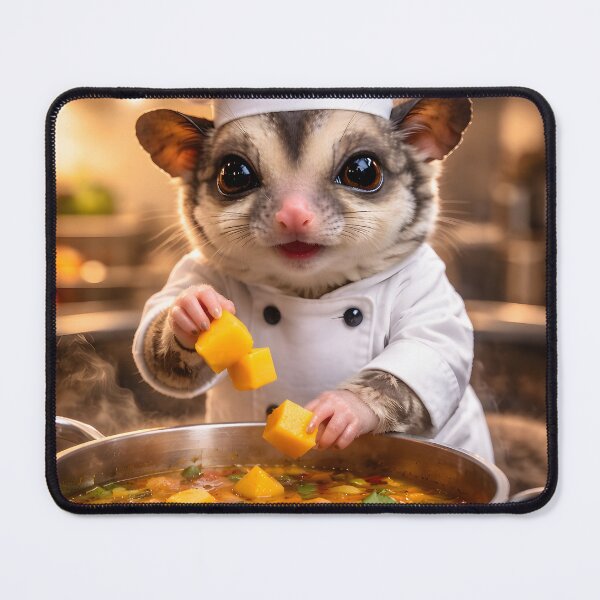 Item preview, Sugar Glider Chef — Cute Animal Cooking Art designed and sold by OneStepFromArt.