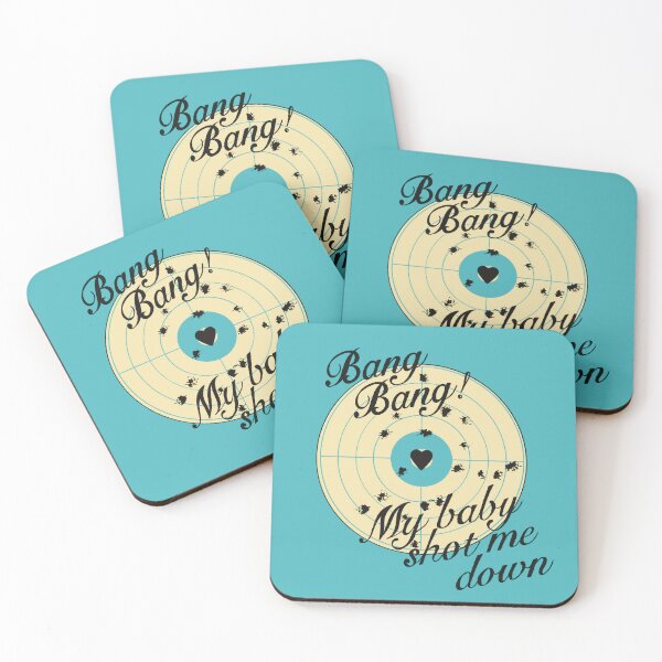 Item preview, Bang Bang Vintage Aesthetic – Soft Western Romantic Graphic | Retro Feminine Sticker, T-Shirt & Poster designed and sold by CoverCulture.