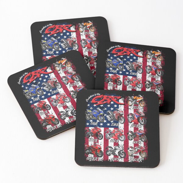 Item preview, CBR Evolution Sportbike American Flag Design designed and sold by FroggyBaBoy.