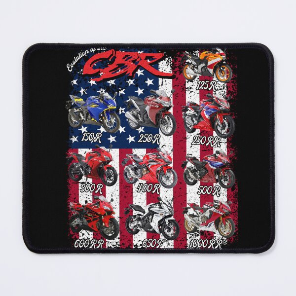 Item preview, CBR Evolution Sportbike American Flag Design designed and sold by FroggyBaBoy.