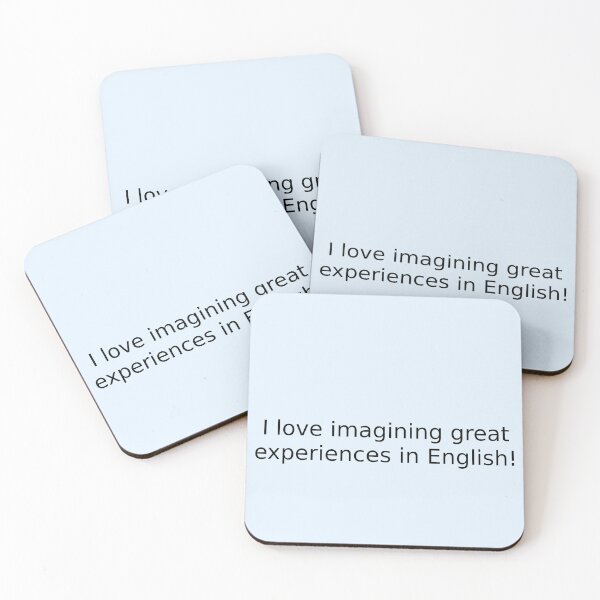 Item preview, I love imagining great experiences in English! designed and sold by English Learning.