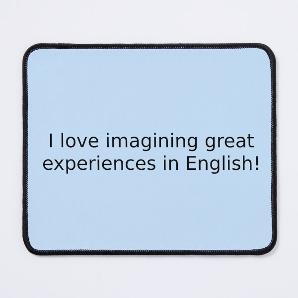 Item preview, I love imagining great experiences in English! designed and sold by English Learning.