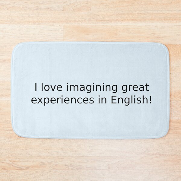 Item preview, I love imagining great experiences in English! designed and sold by English Learning.