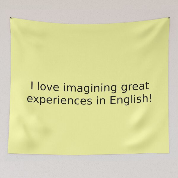 Item preview, I love imagining great experiences in English! designed and sold by English Learning.