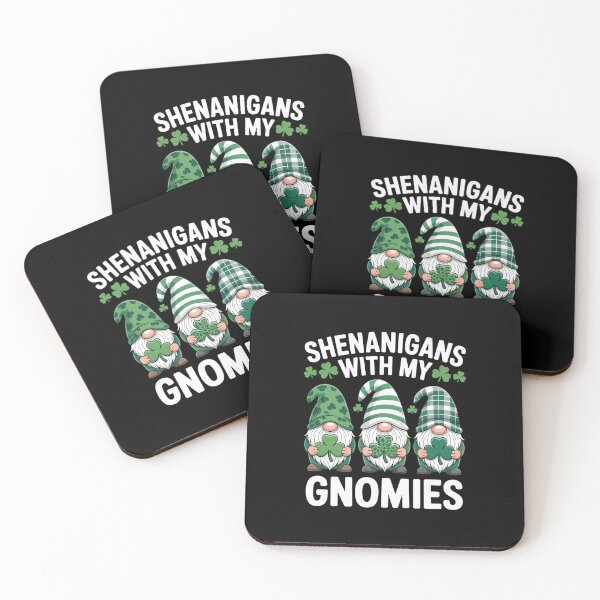 Item preview, Shenanigans With My Gnomies St Patrick's Day Gnome Shamrock designed and sold by VENOM0RIOT.