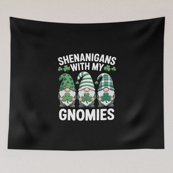 Item preview, Shenanigans With My Gnomies St Patrick's Day Gnome Shamrock designed and sold by VENOM0RIOT.