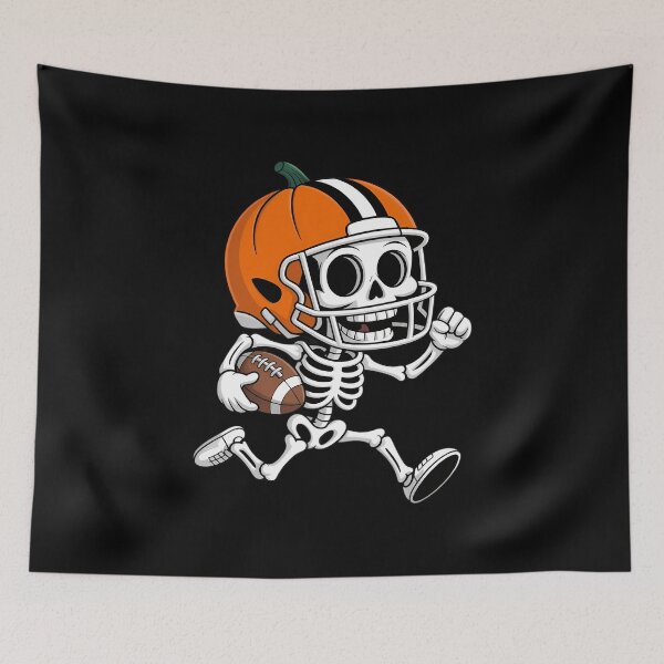 Item preview, Skeleton American Football Player Spooky Sports Graphic designed and sold by VENOM0RIOT.