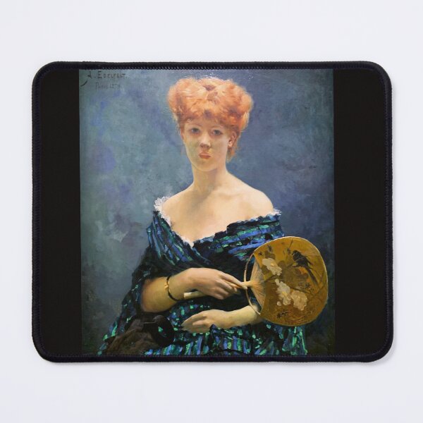 Item preview, Redhead with a Japanese fan, Edelfelt 1879 designed and sold by L'Atelier 1888.