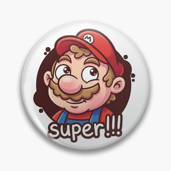 Item preview, Cute Plumber Mascot Cartoon – Funny Retro Game Style Sticker designed and sold by Dospart.